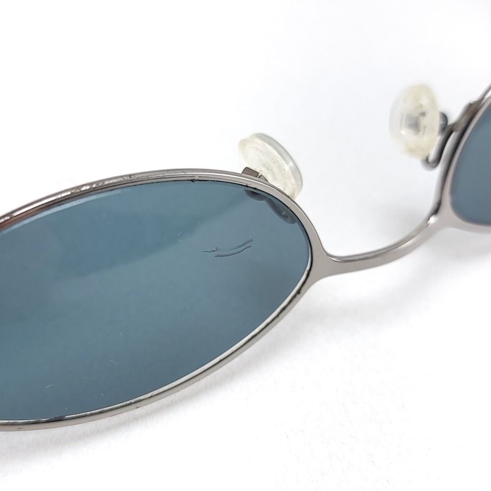 Gucci GG 1668 836 Womens Oval Eyeglass Frames Gunmetal Silver‎ 135 Italy - Picture 3 of 8